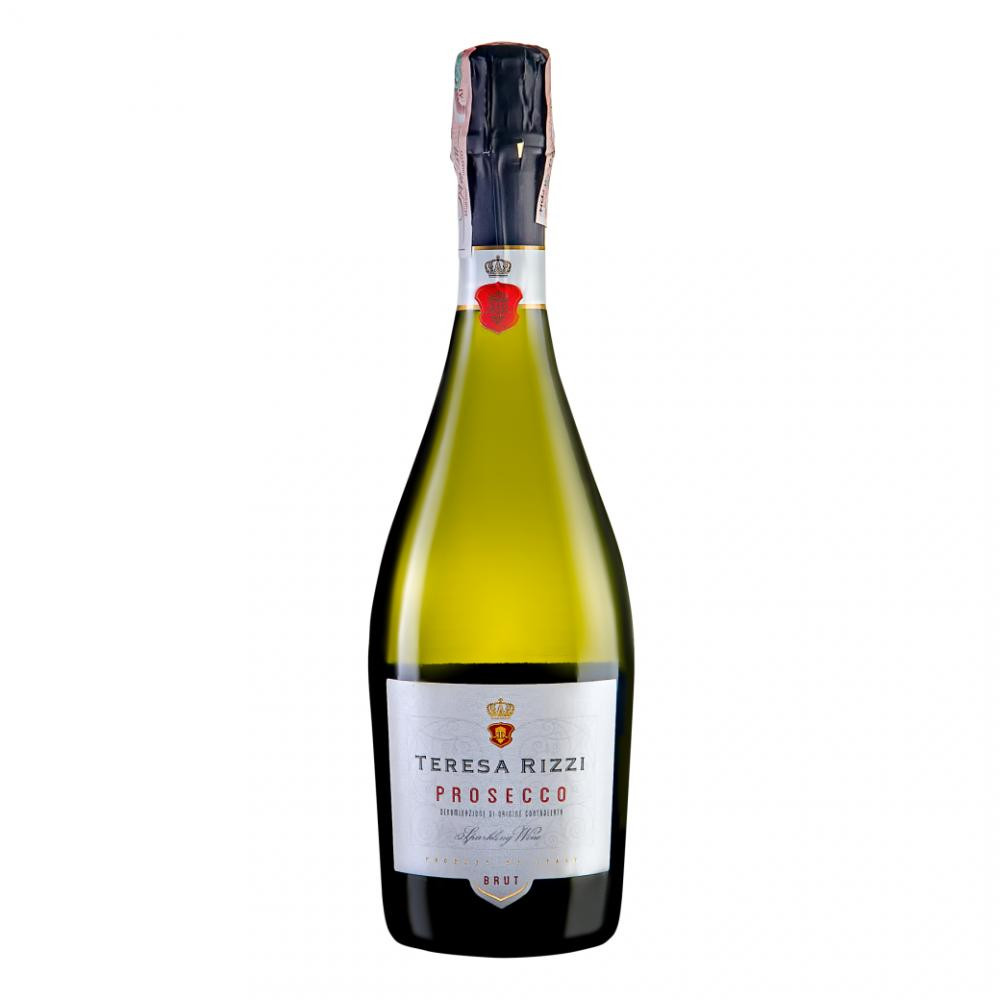 Teresa Rizzi Вино ігристе  Prosecco Spumante, біле, брют, 11%, 0,75 л (8000160686375) - зображення 1