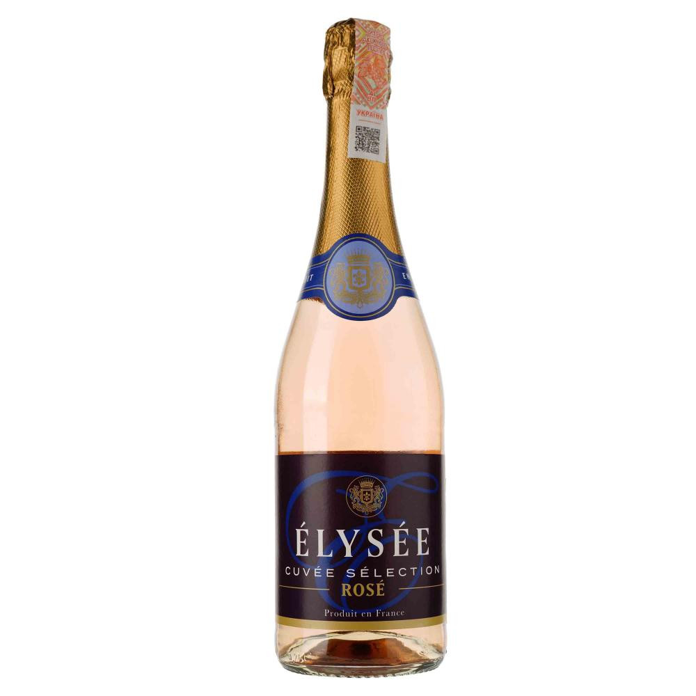 Elysee Вино ігристе  Cuvee Selection Rose Demi-Sec, рожеве, напівсухе, 0,75 л (3438931023176) - зображення 1