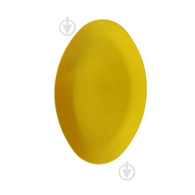 Тірапласт Салатник овальний 31x20 см жовтий (4820232055656) - зображення 1