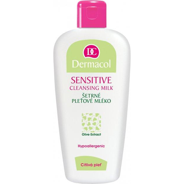 Dermacol Молочко очищающее  Sensitive для чувствительной кожи с экстрактом маслин Cleansing Milk, 200 мл (859 - зображення 1