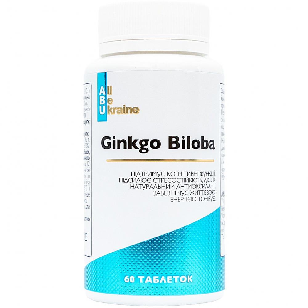 ABU Гінкго Білоба   (Ginkgo Biloba) 60 таблеток - зображення 1