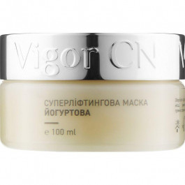   Vigor Cosmetique Naturelle Суперліфтингова відбілююча маска Йогуртова  100 мл