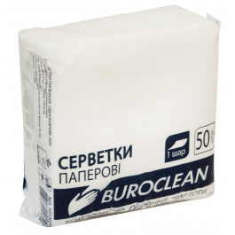 Buroclean Салфетки бумажные , 240х240 мм, белые, 100 шт (10100200)