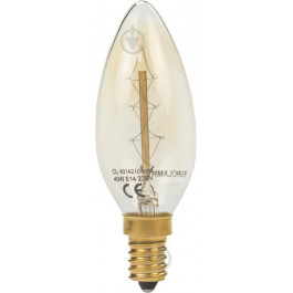 EUROLAMP ArtDeco 40W E14 2700K dimmable (CL-40142(deco))