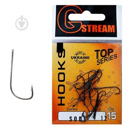 G.Stream Hooks Sode №14 / 15pcs - зображення 1