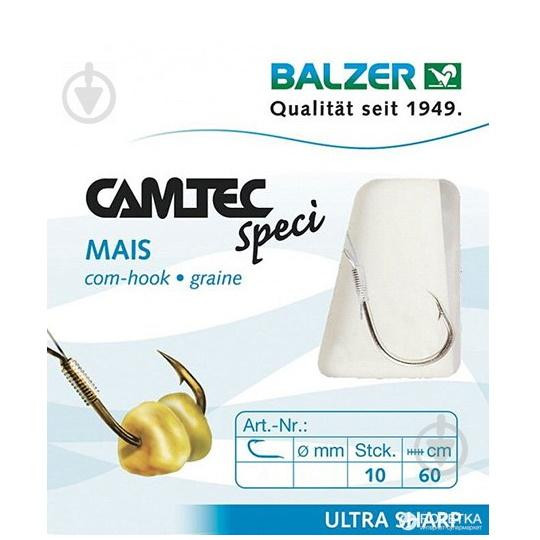Balzer Camtec Speci Corn №8 (0.20mm 60cm) 10pcs - зображення 1