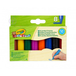 Crayola Mini Kids Набор большого воскового мела для малышей, 8 шт  256241.148