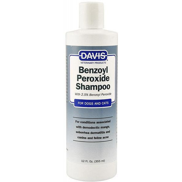 Davis Veterinary Шампунь  Benzoyl Peroxide Shampoo для собак і котів з демодекозом і дерматитами 355 мл (52281) - зображення 1