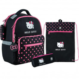 Kite Рюкзак шкільний  Hello Kitty 39х29х14.5 см Чорний (HK24-770M)