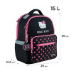 Kite Рюкзак шкільний  Hello Kitty 39х29х14.5 см Чорний (HK24-770M) - зображення 3