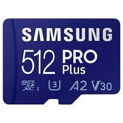 Samsung 512 GB microSDXC UHS-I U3 V30 A2 PRO Plus (2021) MB-MD512KA