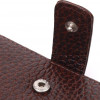Karya Чоловічий невеликий гаманець з натуральної шкіри флотар коричневого кольору  (2421389) - зображення 3