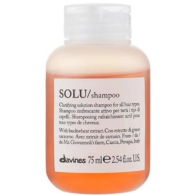 Davines Активно освіжаючий шампунь  Solu Shampoo для глибокого Очищення волосся 75 мл (8004608282297) - зображення 1