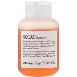 Davines Активно освіжаючий шампунь  Solu Shampoo для глибокого Очищення волосся 75 мл (8004608282297)