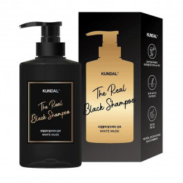 KUNDAL Тонуючий шампунь для брюнеток The Real Color Coating Black Shampoo White Musk  500 мл