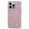 Pump Silicone Minimalistic Case for iPhone 13 Pro You Are Beautiful (PMSLMN13PRO-13/128) - зображення 1