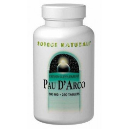 Source Naturals Pau D'Arco 500 mg 250 Tabs За д'арко