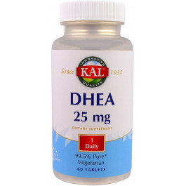 KAL ДГЭА, DHEA, , 25 мг, 60 таблеток (CAL-66706)
