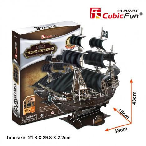 Cubic Fun Корабль Месть Королевы Анны (T4005h) - зображення 1
