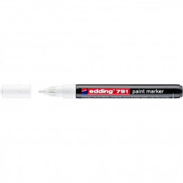 Edding Маркер  Paint e-791 1-2 мм, round tip, white (791/11)