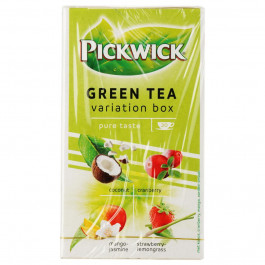 Pickwick Чай зелений  Асорті зі шматочками фруктів та ягід 30 г (20 шт. х 1.5 г) (8711000895979)