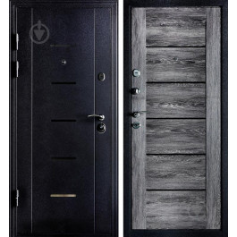 Двері БЦ Верховина (Шале) чорний муар 2050х860 мм праві