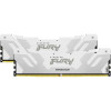 Kingston FURY 32 GB (2x16GB) DDR5 6400 MHz Renegade Silver/White (KF564C32RWK2-32) - зображення 4