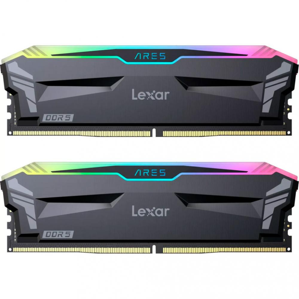 Lexar 32 GB (2x16GB) DDR5 6000 MHz Ares RGB (LD5BU016G-R6000GDLA) - зображення 1