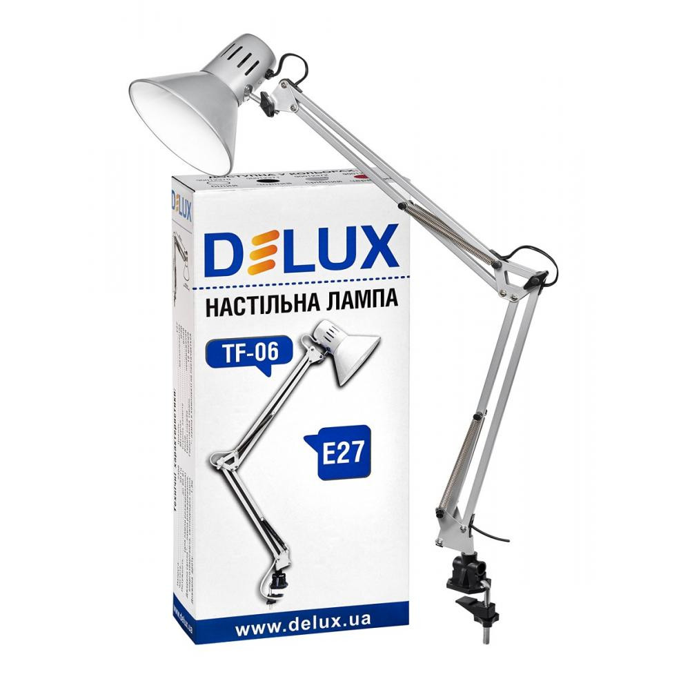 DeLux TF-06 New 60W E27 Silver (90012372) - зображення 1