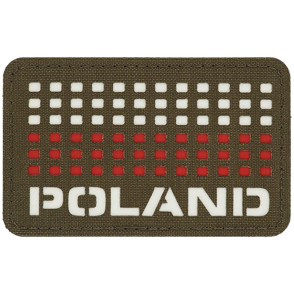 M-Tac Прапор  Прапор Польщі Laser Cut - нашивка Ranger Green White/Red (51006123) - зображення 1