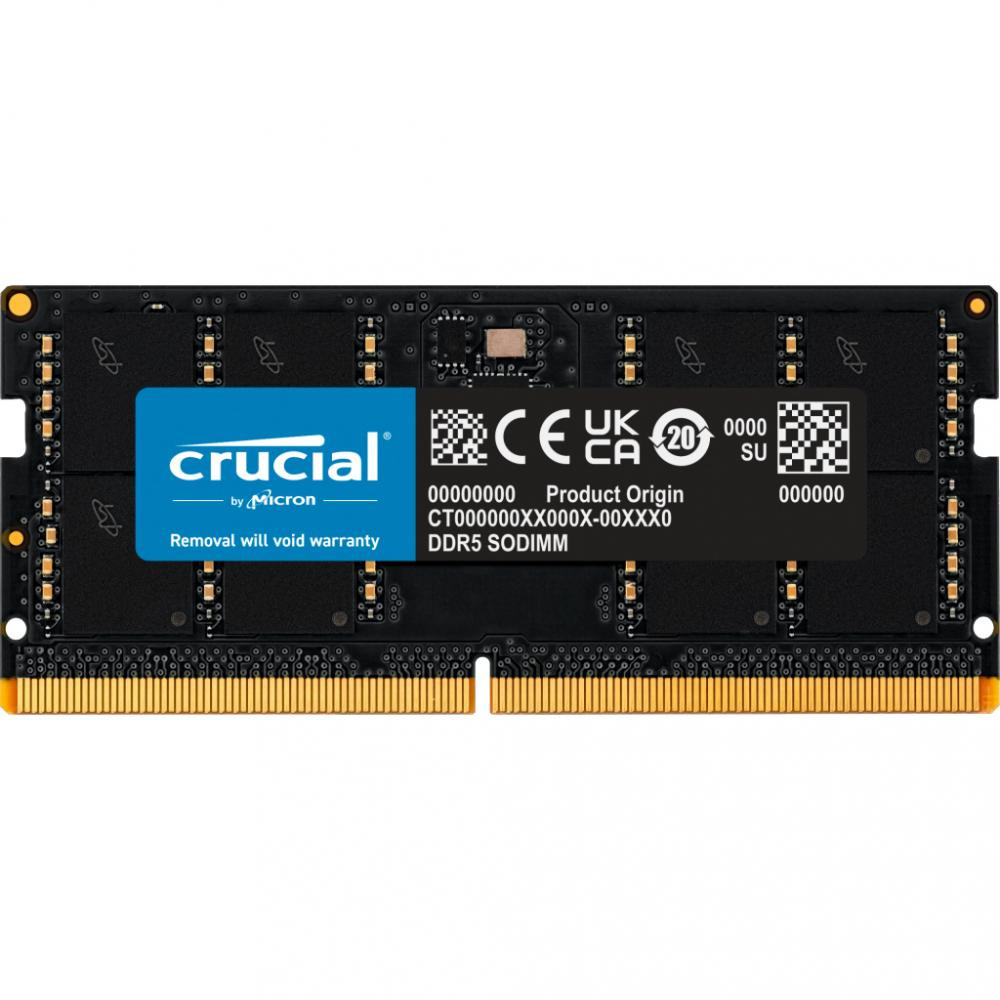 Crucial 32 GB SO-DIMM DDR5 5200 MHz (CT32G52C42S5) - зображення 1