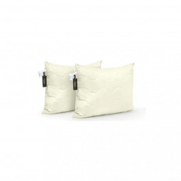 MirSon Набор антиаллергенных средних подушек с тенселем 1608 Eco Light Cream  (2 шт) 50х70 см (220000265206