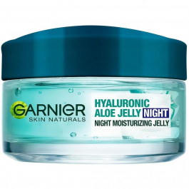 Garnier Зволожуючий нічний гіалуроновий алое-гель  Skin Naturals для всіх типів шкіри обличчя 50 мл (3600542