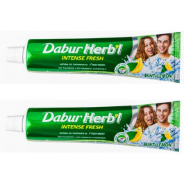 Dabur Зубна паста  Herb&#39;l Свіжий гель М&#39;ята та Лимон 150 г (6291069707182)