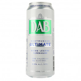 DAB-beer Пиво  ultimate Light світле, 4%, з/б, 0.5 л (4053400207155)