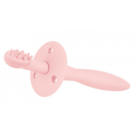 Canpol babies Дитяча зубна щітка  з обмежувачем - рожева (51/500_pin)