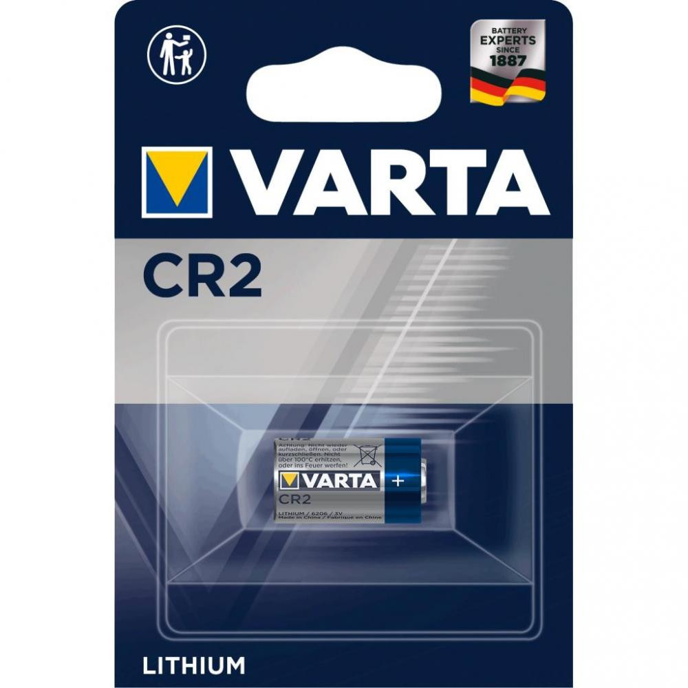 Varta CR-2 bat(3B) Lithium 1шт PHOTO (06206301401) - зображення 1