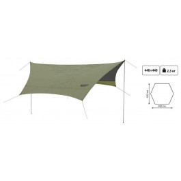 Tramp Tent 4,4х4,4 зі стійками / green (UTLT-034)