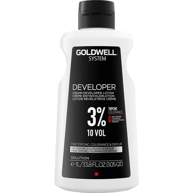 Goldwell Окислювач  System Developer Lotion Topchic 3% 10vol 1 л (4021609661610) - зображення 1