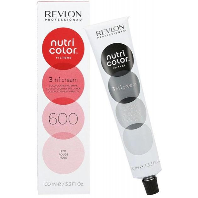 Revlon Тонувальний крем-бальзам для волосся  Nutri Color Filters 600 Red 100 мл (8007376047129) - зображення 1