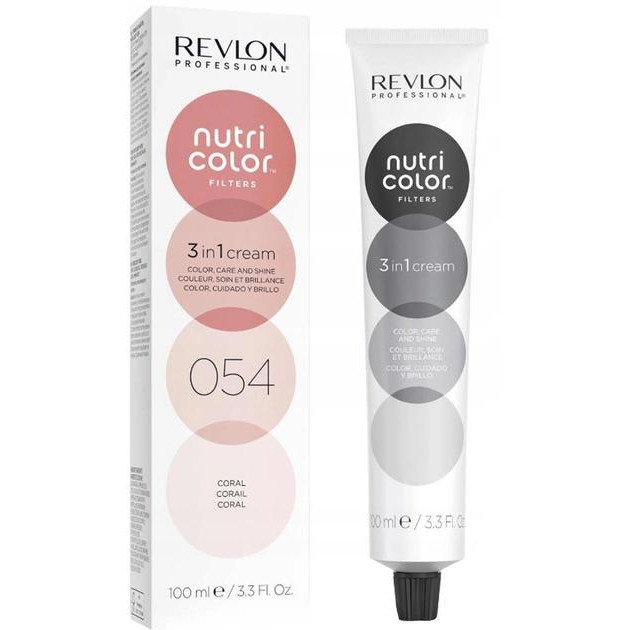 Revlon Тонувальний крем-бальзам для волосся  Nutri Color Filters 054 Koralle 100 мл (8007376047280) - зображення 1