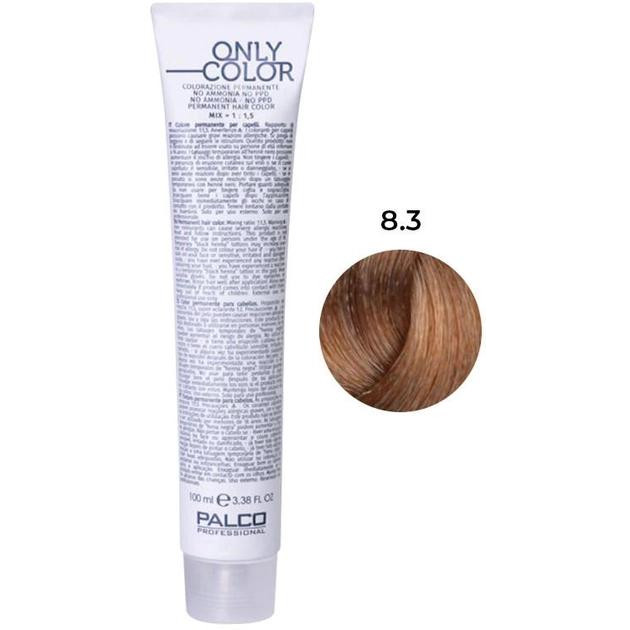 Palco Professional Крем-фарба для волосся  Only Color безаміачна 8.3 блонд світлий золото 100 мл (8032568179234) - зображення 1