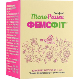 ФитоБиоТехнологии Фемофіт Менопауза комфорт («Femofit Menopause comfort»)  60 капсул