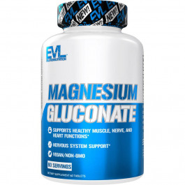 Evlution Nutrition Magnesium Gluconate, 60 Tablets