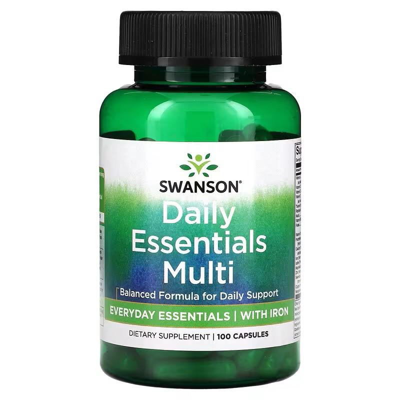 Swanson Daily Essentials Multi 100 Capsules - зображення 1