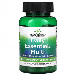   Swanson Daily Essentials Multi 100 Capsules