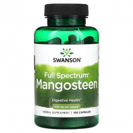 Swanson Full Spectrum Mangosteen, 500 mg, 100 Capsules