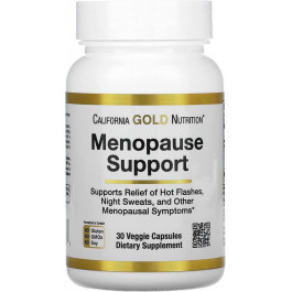 California Gold Nutrition Menopause Support, 30 Veggie Capsules