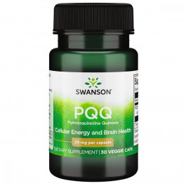 Swanson PQQ, Pyrroloquinoline Quinone, Cellular Energy and Brain, 20 mg, 30 Veggie Caps