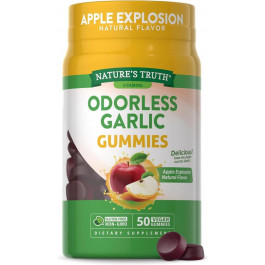 Nature's Truth Odorless Garlic (Apple Explosion), 50 Vegan Gummies